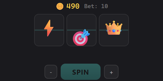 Slot Machine widget preview